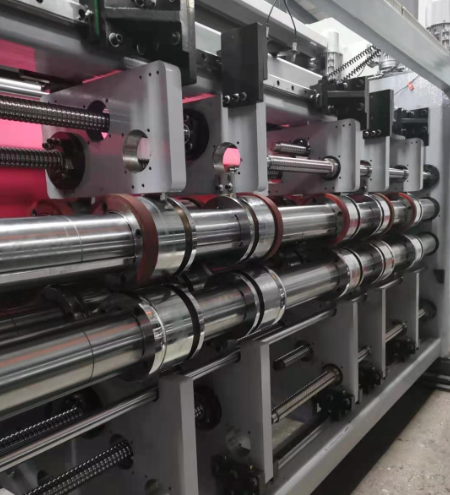 PRY-D1224 고속 완전 자동 4 컬러 플렉소 인쇄 슬로팅 다이 절단 스택 머신 7