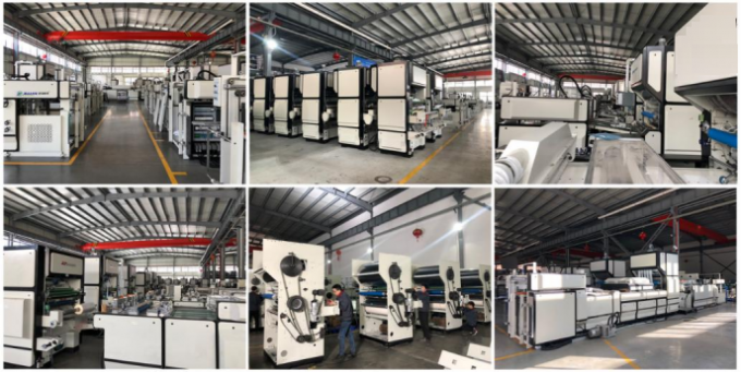 PRY-ER 롤 투 롤 완전 자동 수직 필름 라미네이팅 기계 23