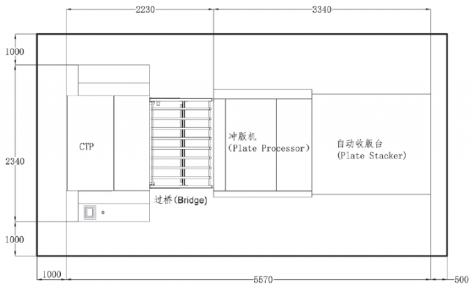 DX1160ET/U 오프셋 열 및 자외선 CTP 판 제작 기계 2