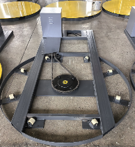 BL1650P 전기 자동 팔레트 스트레치 필름 포장 기계 식품 음료 섬유품 상품 화학 의류 3