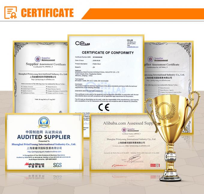 PRY-450E/550E 종이 딱딱한 상자 제조 기계 자동 폼 설정 5