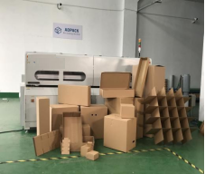 PRY-1800 단일 패스 자동 골판지 상자 샘플 커팅 머신 9