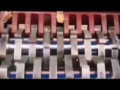 책 두꺼운 폐기물 페이퍼 단기 기계를 압도하는 두배 샤프트