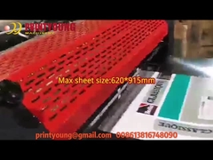 SGUV 시리즈 세미 오토매틱 또는 온라인 유리 끼우기 가득 찬 장소 UV 코팅기기