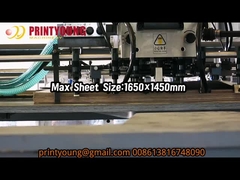 PRY-E ± 1mm의 고정 정밀도로 완전 자동 플루트 라미네이터 기계