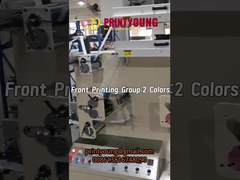 PRY2+1 다채로운 상표 리본 라벨 플렉소 인쇄기 인쇄기