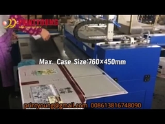 BSJ-450 반자동 노트북 일기판 하드커버 빈 시트 라인 시트 케이스 메이커 기계