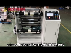 FQ-800A 고속 자동 BOPP PVC PET PE PP 필름 종이 절단 재올림 기계