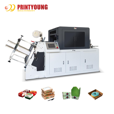 PRY-800 Full Servo Automatic 380V High-Speed Paper Bowl & Box Forming Machine 60-200 Pcs/Min